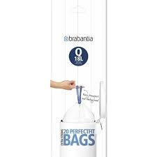 AFVALZAK MET TREKBANDSLUITING 'PERFECTFIT' Q, 18 LITER (20 S (AFVALZAK 18 LITER, 20 STUKS/ROL)
